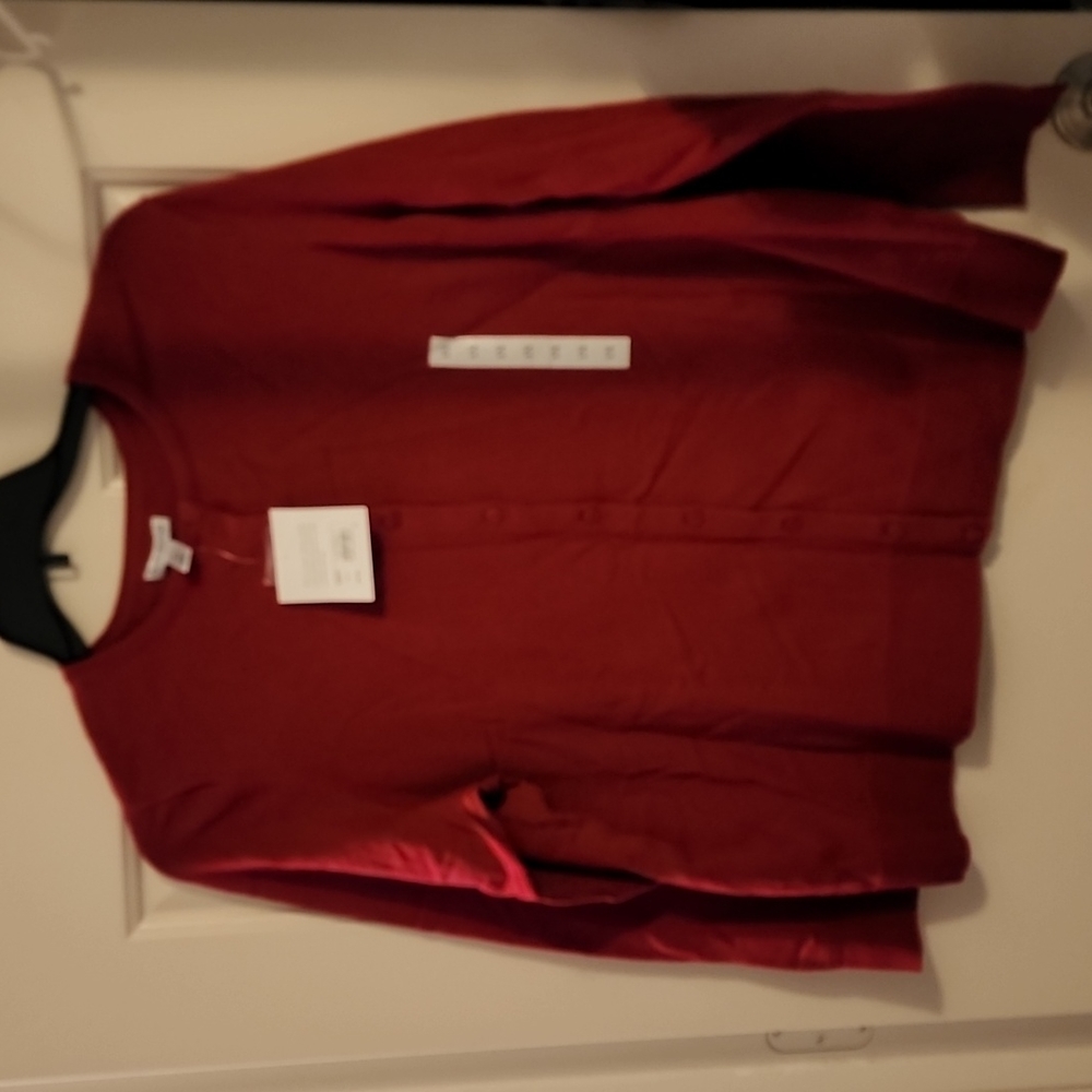 Croft&Barrow Red Sweater-sz 1X